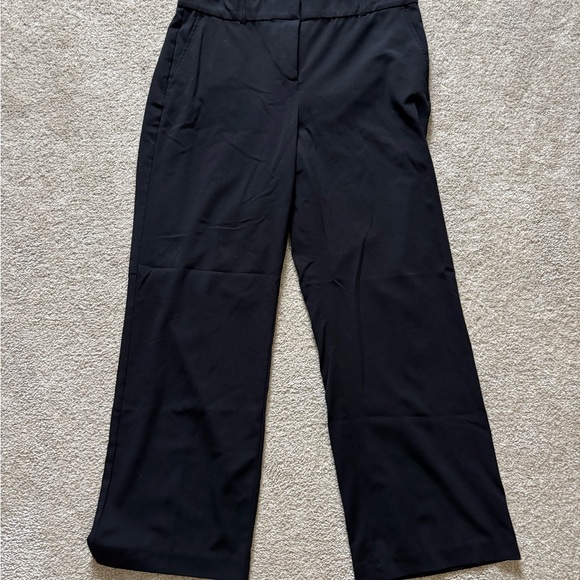 Briggs New York Black Wide Leg Pants Elastic Wait - Picture 1 of 4
